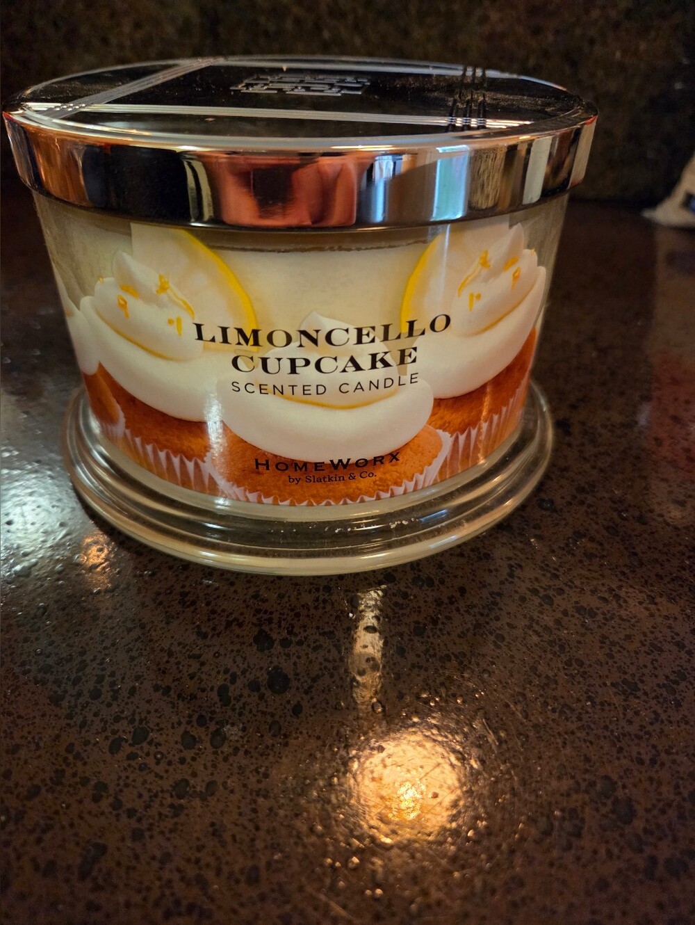 Limoncello Cupcake Scented Candle - HomeWorx